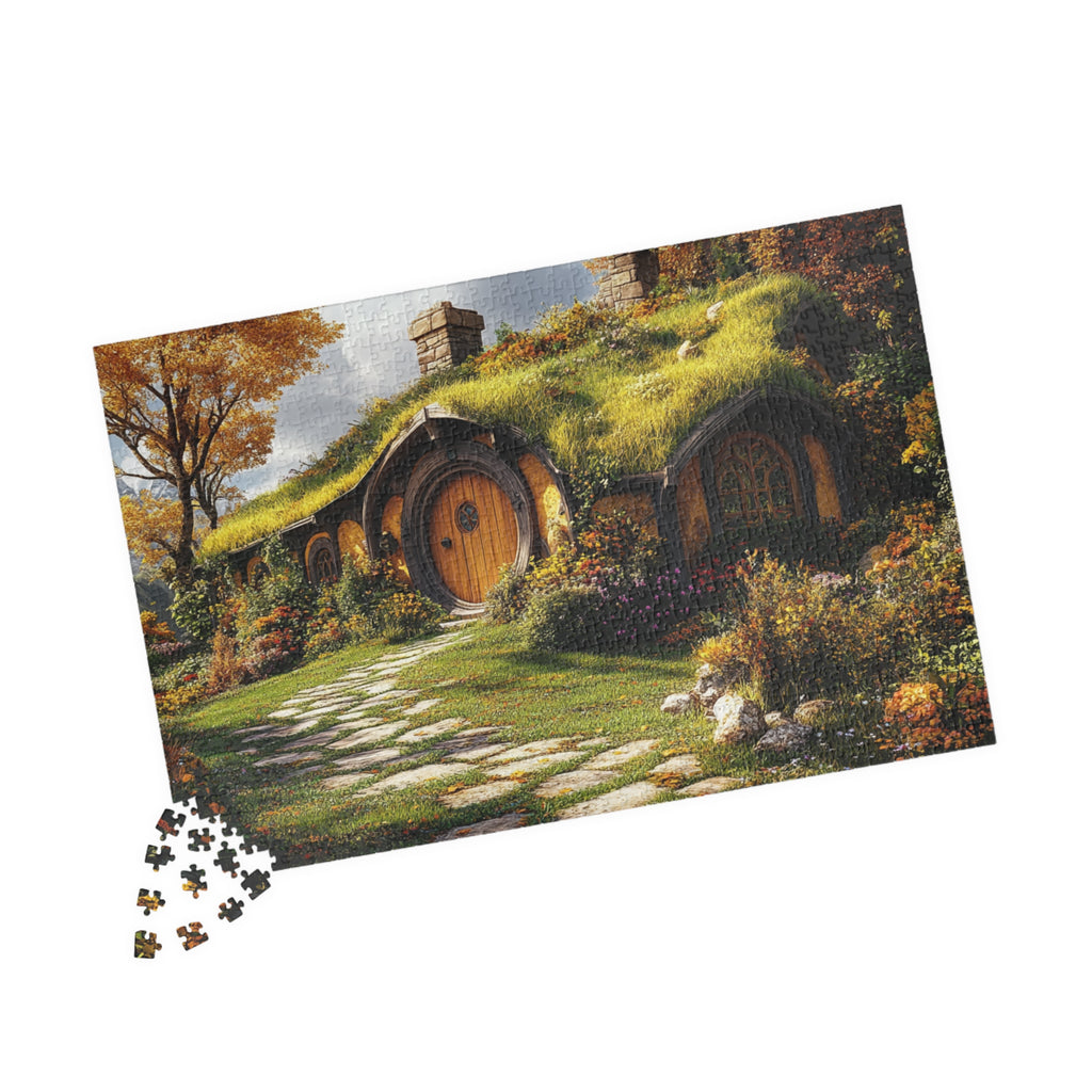 Cozy Cottage Jigsaw Puzzle - 110 to 1014 Pieces | Fantasy Landscape Art Puzzle