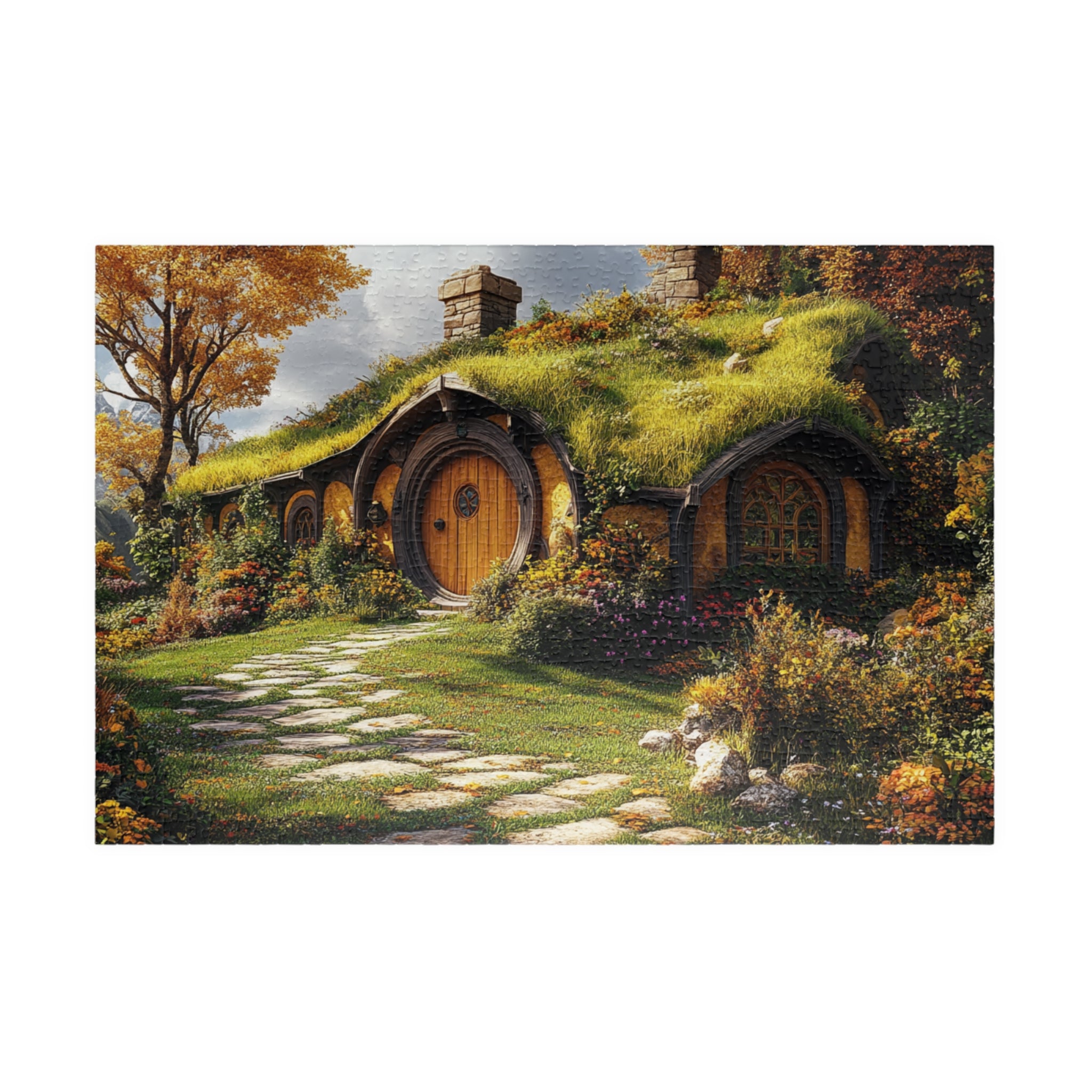 Cozy Cottage Jigsaw Puzzle - 110 to 1014 Pieces | Fantasy Landscape Art Puzzle