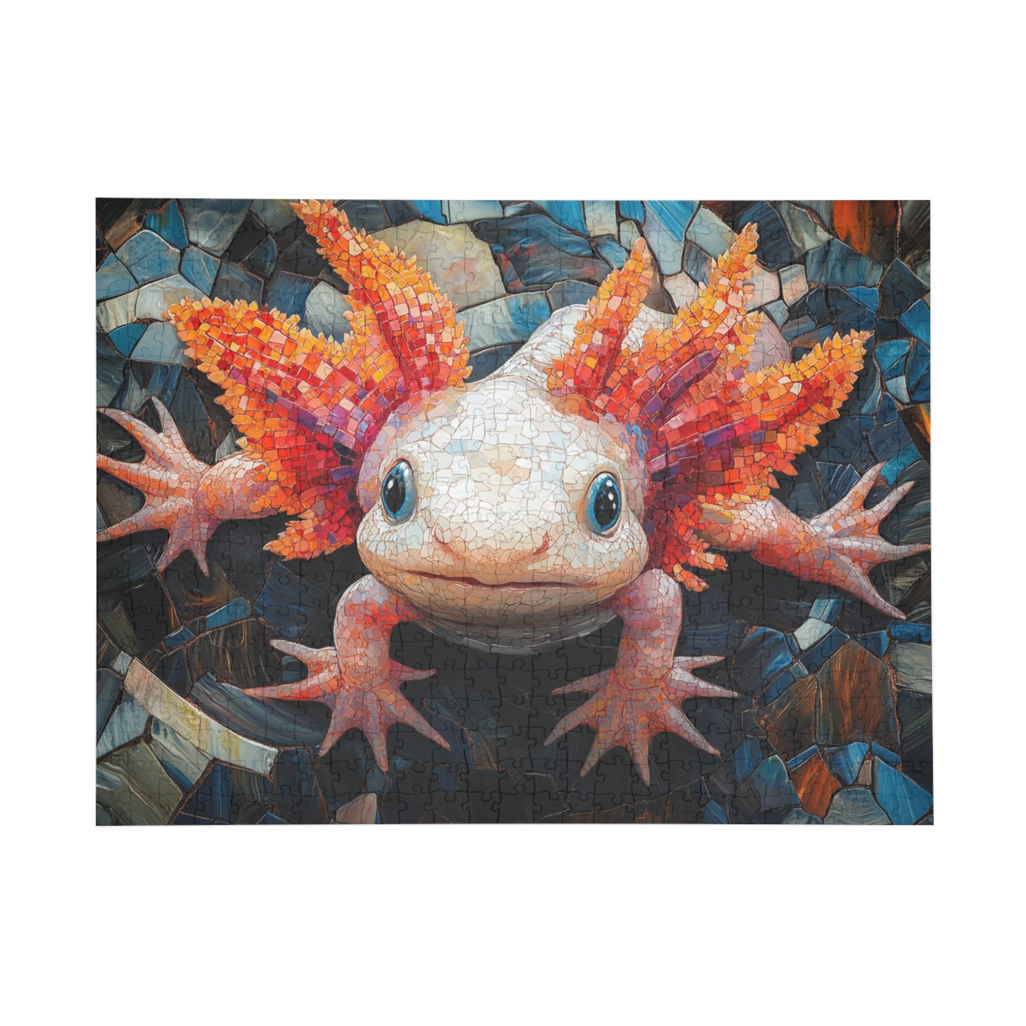 Cute Axolotl Puzzle - 96 to 1000 Pieces | Premium Satin Finish Jigsaw for All Ages