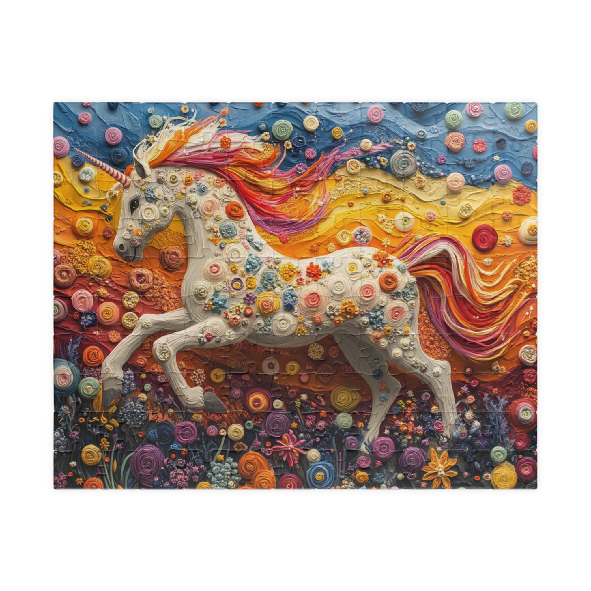 Whimsical Unicorn Jigsaw Puzzle - 110 to 1014 Pieces | Colorful Fantasy Art Puzzle