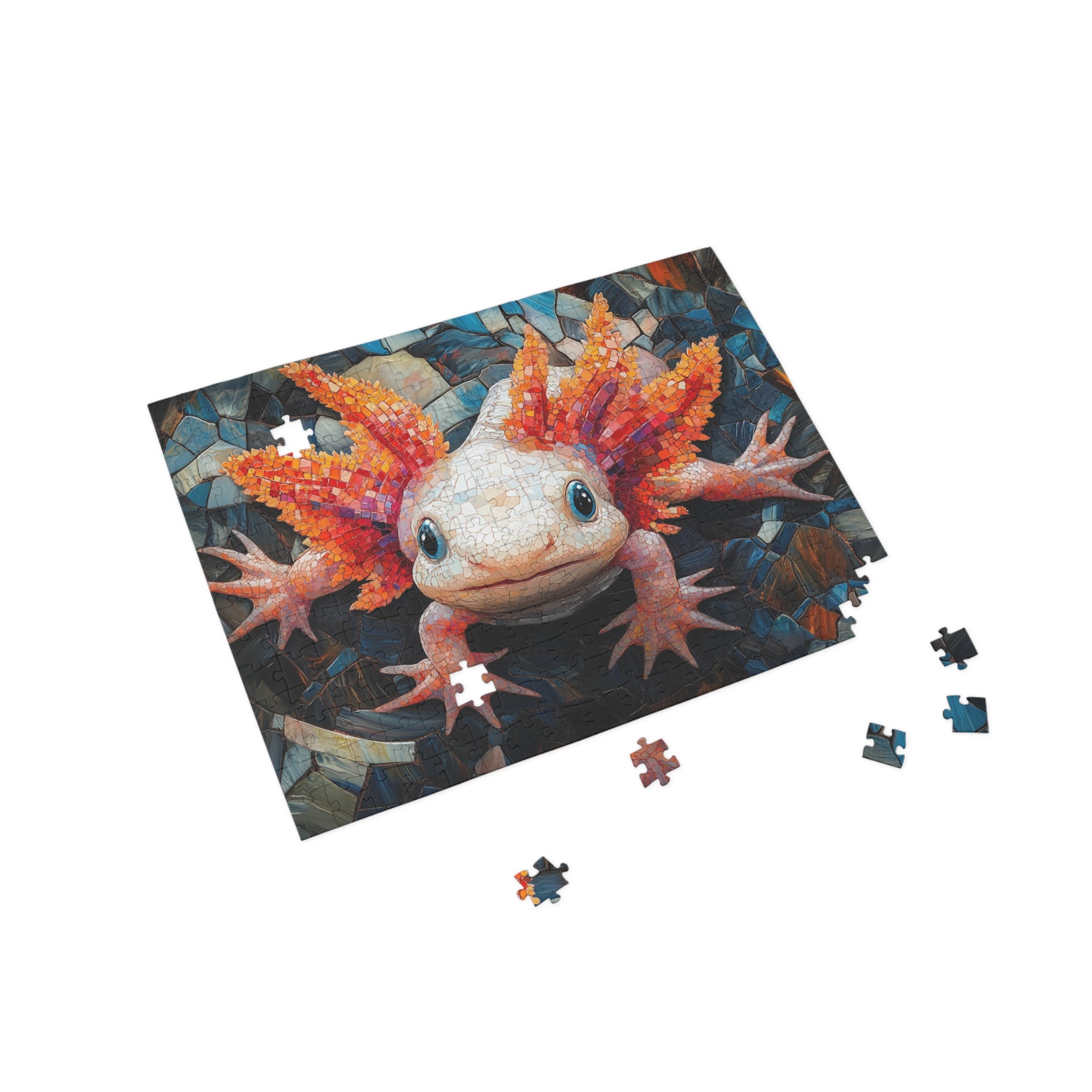Cute Axolotl Puzzle - 96 to 1000 Pieces | Premium Satin Finish Jigsaw for All Ages