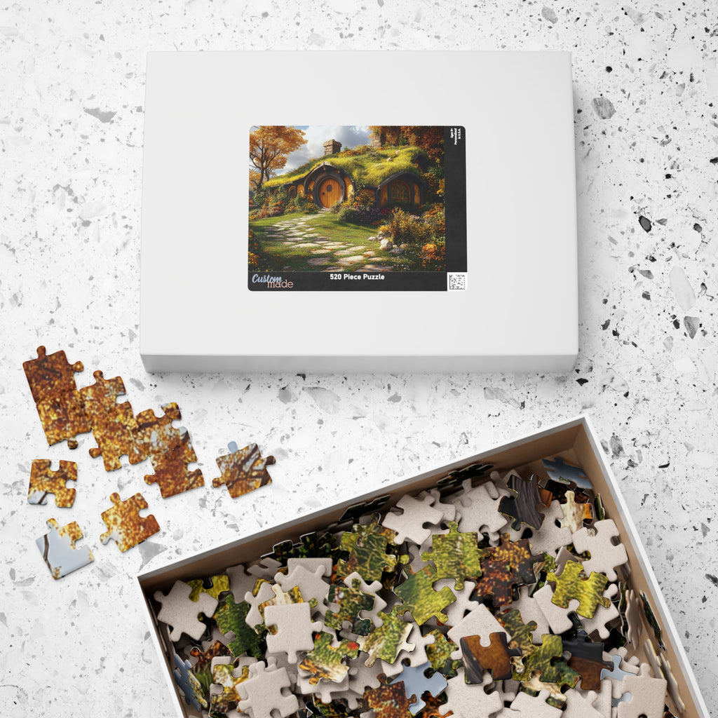 Cozy Cottage Jigsaw Puzzle - 110 to 1014 Pieces | Fantasy Landscape Art Puzzle