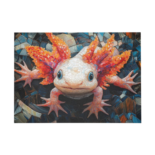 Cute Axolotl Puzzle - 96 to 1000 Pieces | Premium Satin Finish Jigsaw for All Ages