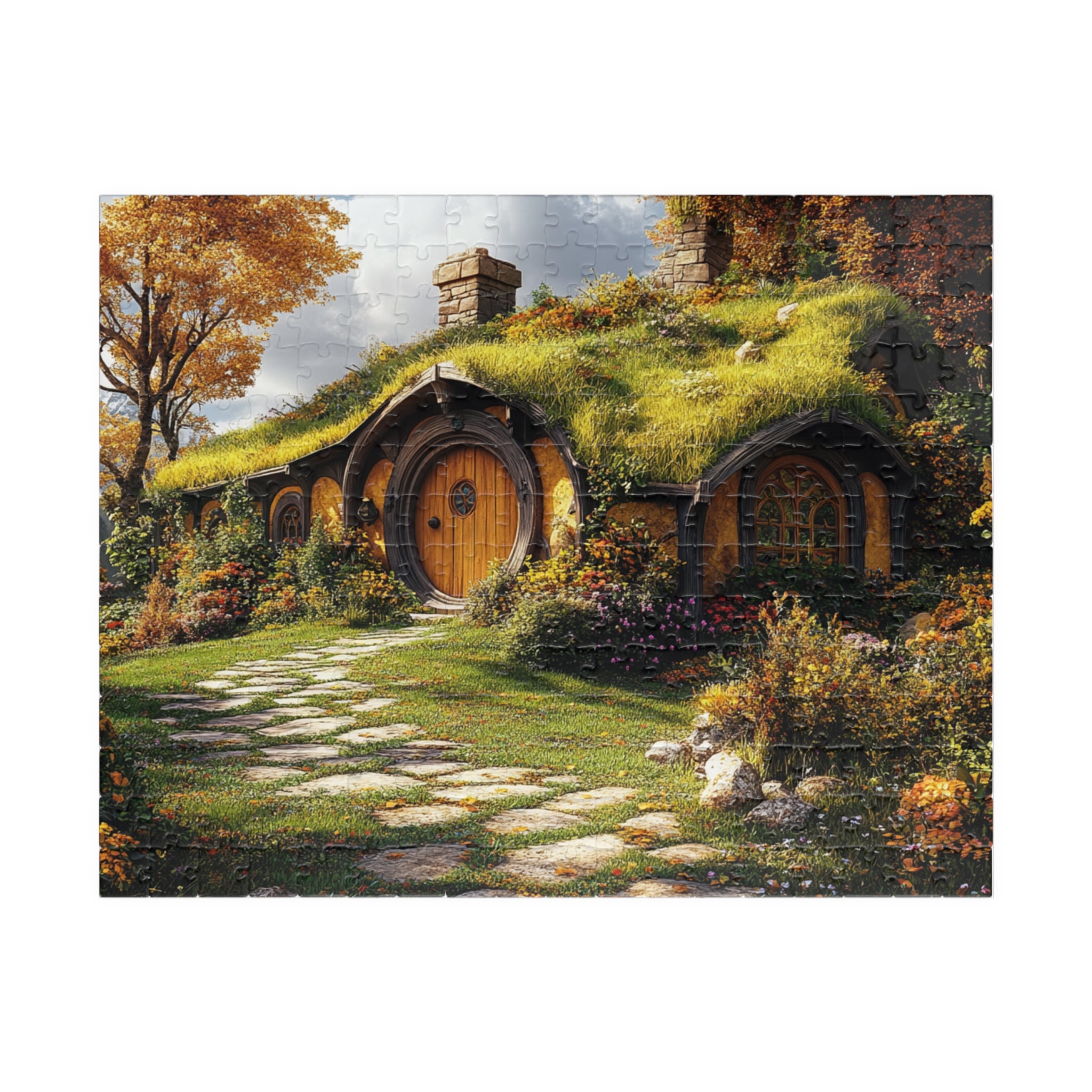 Cozy Cottage Jigsaw Puzzle - 110 to 1014 Pieces | Fantasy Landscape Art Puzzle