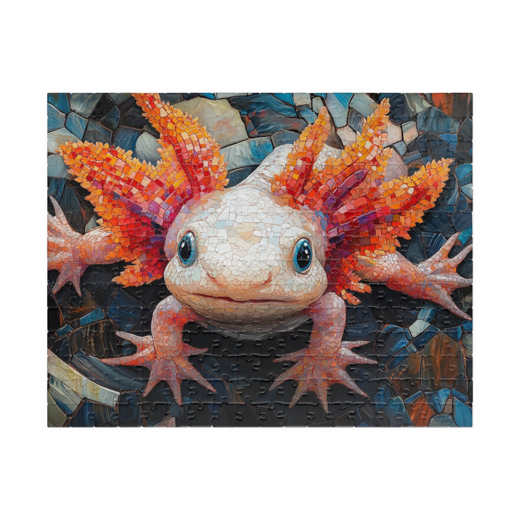 Cute Axolotl Jigsaw Puzzle - 110 to 1014 Pieces | Glossy Finish Brain Teaser