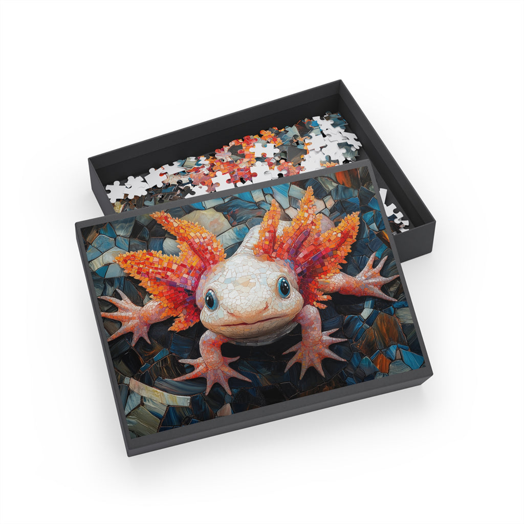 Cute Axolotl Puzzle - 96 to 1000 Pieces | Premium Satin Finish Jigsaw for All Ages