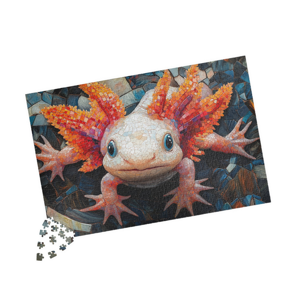 Cute Axolotl Jigsaw Puzzle - 110 to 1014 Pieces | Glossy Finish Brain Teaser