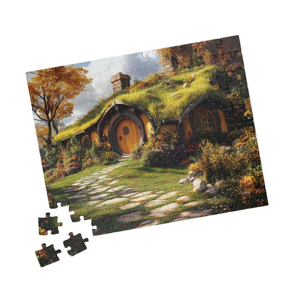 Cozy Cottage Jigsaw Puzzle - 110 to 1014 Pieces | Fantasy Landscape Art Puzzle