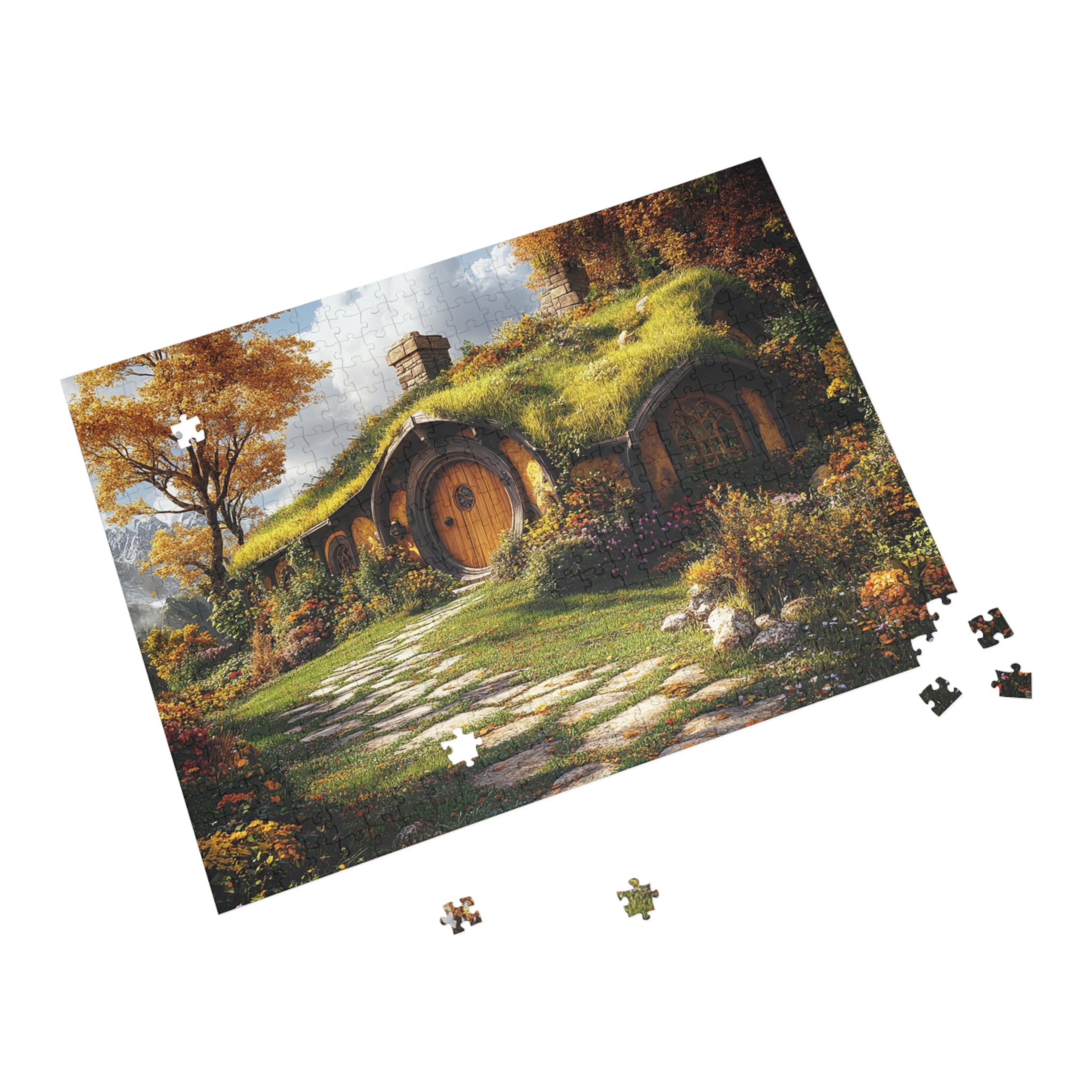 Dreamscape Cottage Puzzle - 96 to 1000 Pieces | Premium Satin Finish Fantasy Landscape