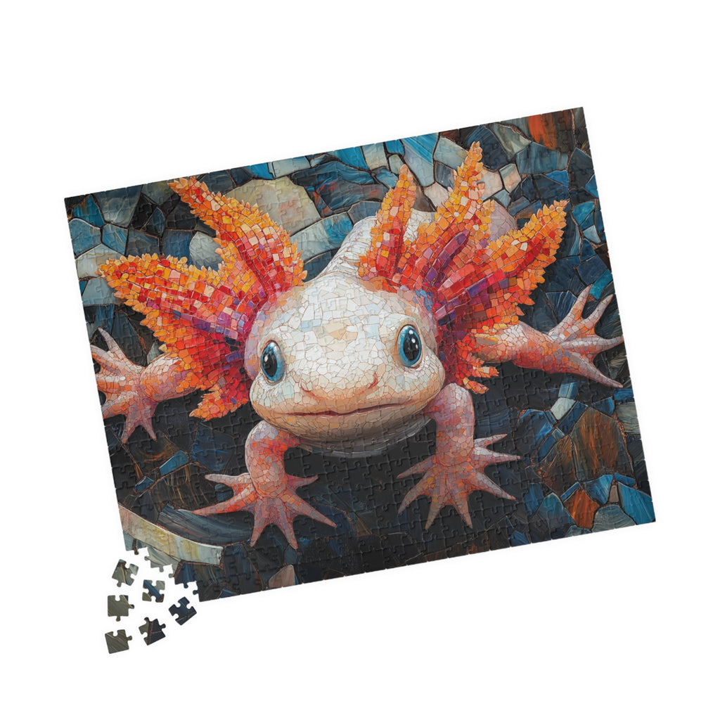 Cute Axolotl Jigsaw Puzzle - 110 to 1014 Pieces | Glossy Finish Brain Teaser