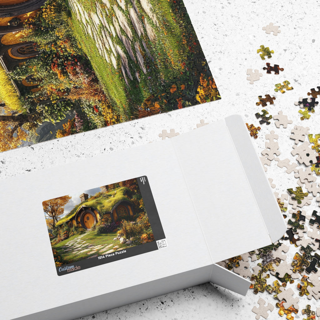 Cozy Cottage Jigsaw Puzzle - 110 to 1014 Pieces | Fantasy Landscape Art Puzzle
