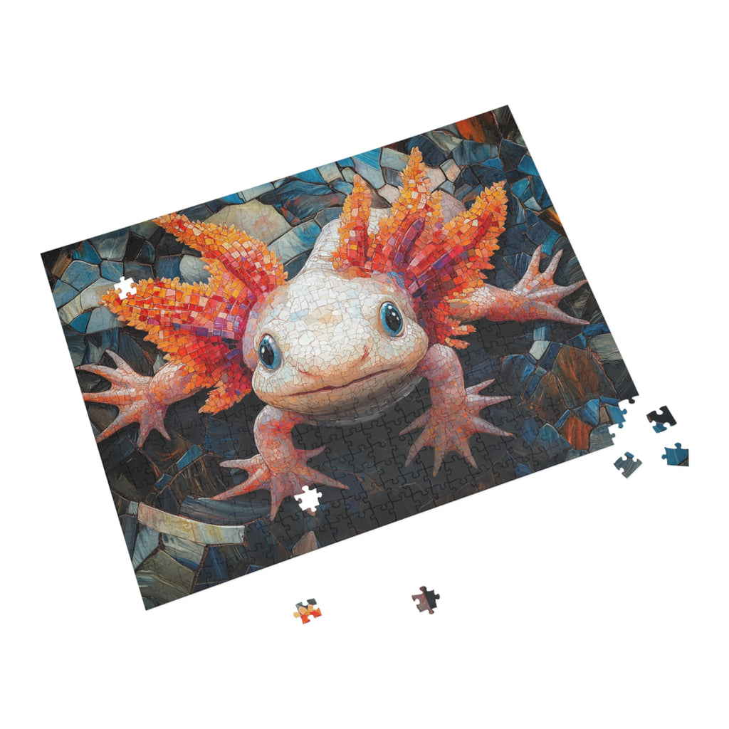 Cute Axolotl Puzzle - 96 to 1000 Pieces | Premium Satin Finish Jigsaw for All Ages