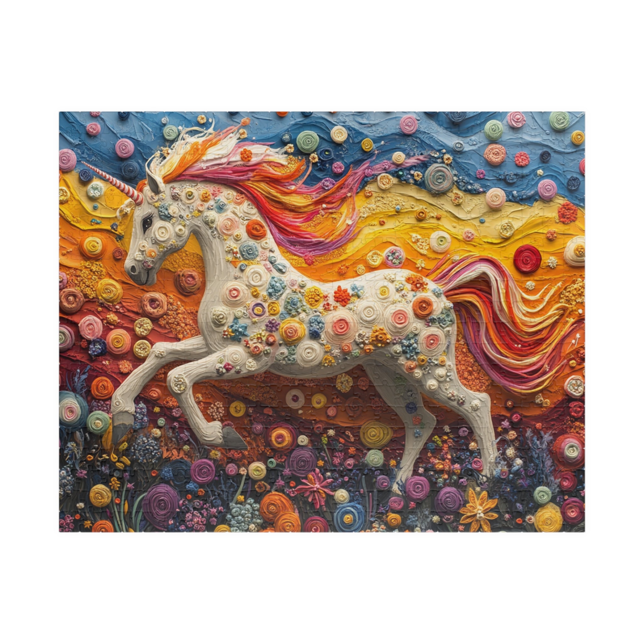 Whimsical Unicorn Jigsaw Puzzle - 110 to 1014 Pieces | Colorful Fantasy Art Puzzle