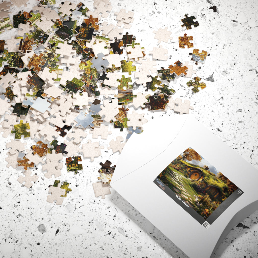 Cozy Cottage Jigsaw Puzzle - 110 to 1014 Pieces | Fantasy Landscape Art Puzzle
