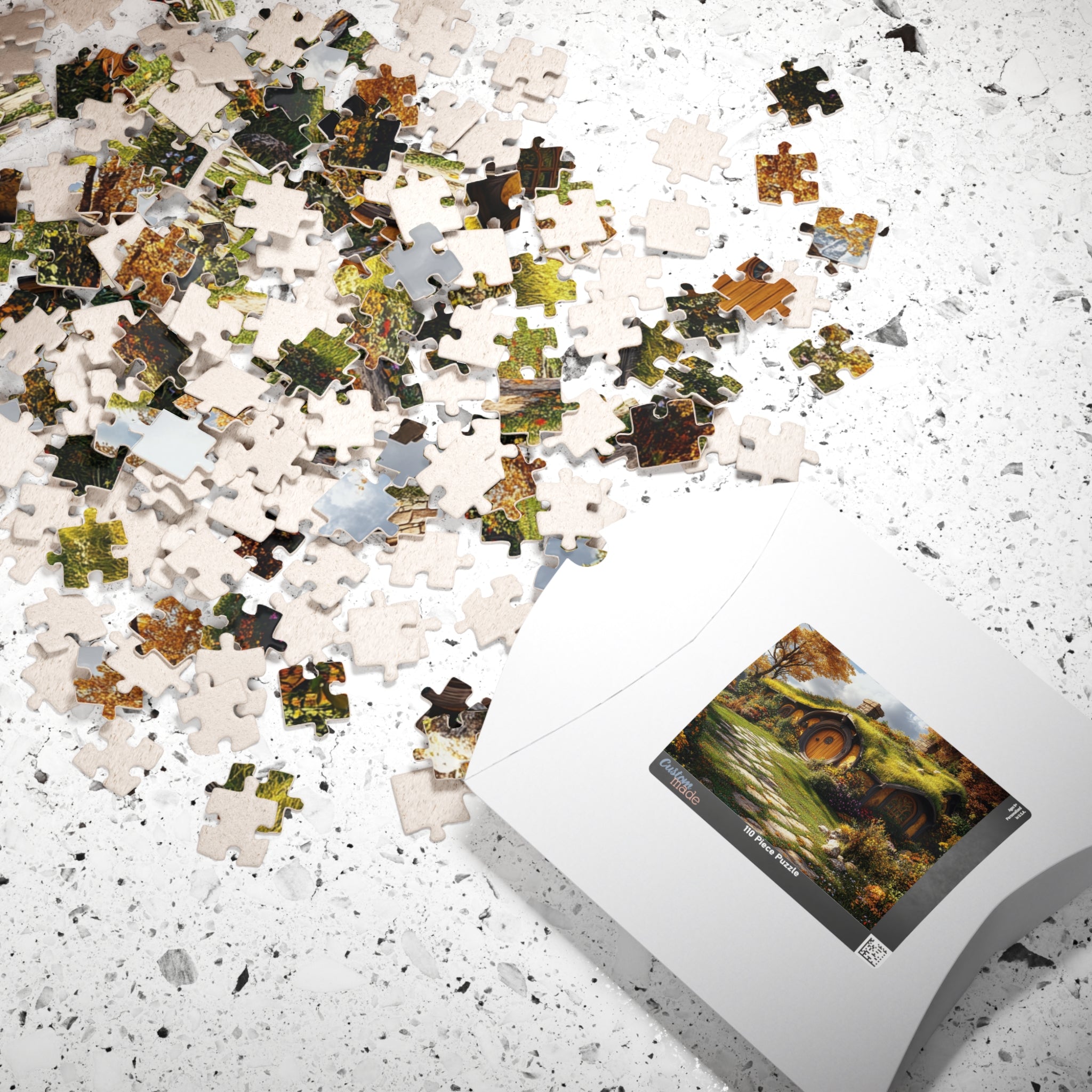 Cozy Cottage Jigsaw Puzzle - 110 to 1014 Pieces | Fantasy Landscape Art Puzzle