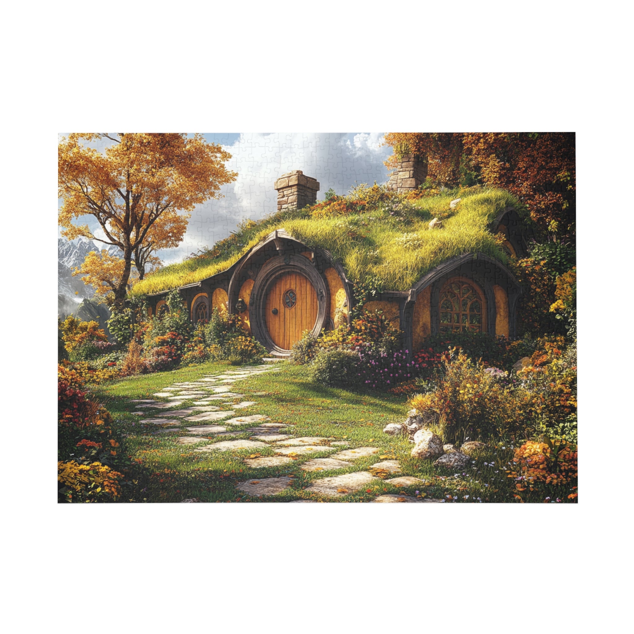 Dreamscape Cottage Puzzle - 96 to 1000 Pieces | Premium Satin Finish Fantasy Landscape