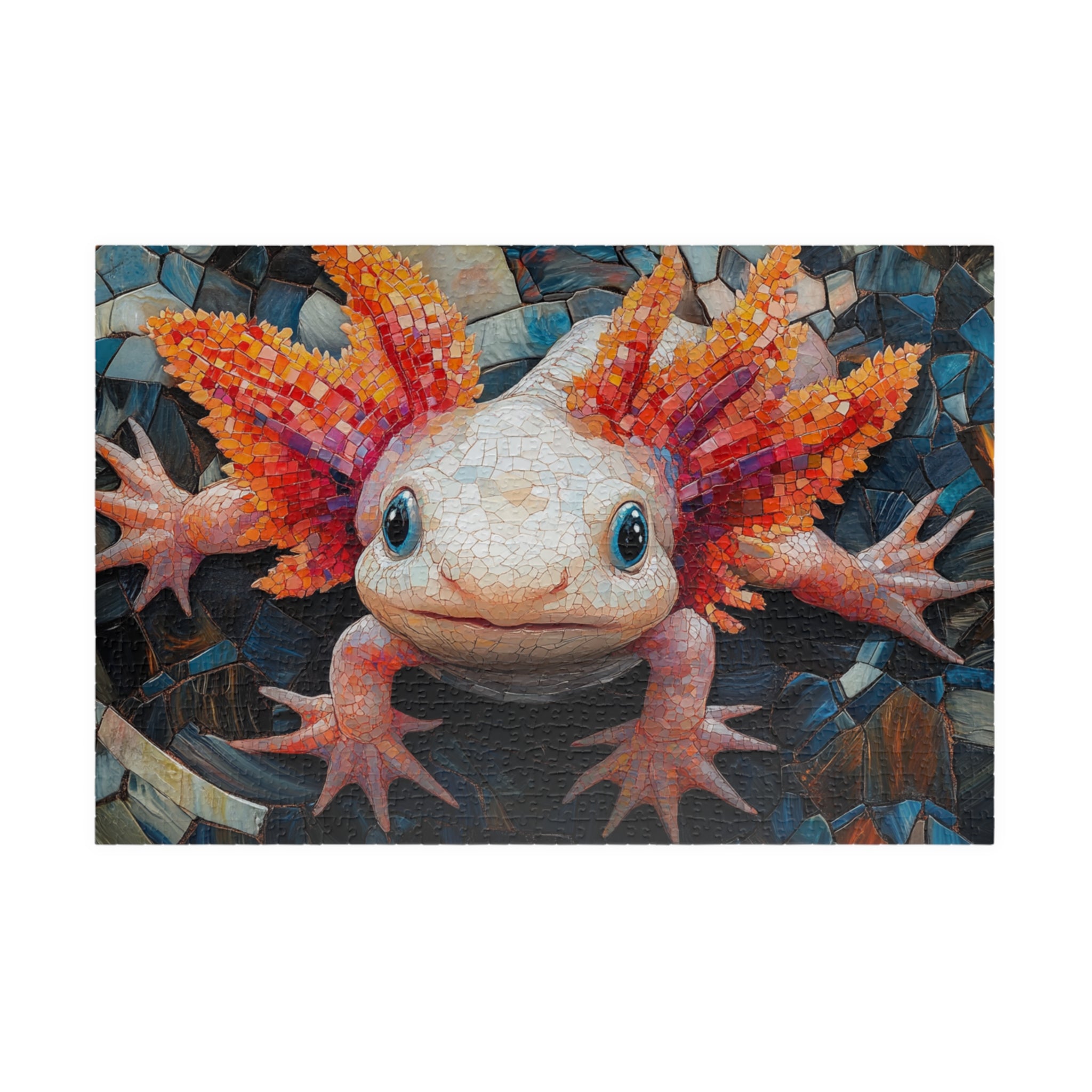 Cute Axolotl Jigsaw Puzzle - 110 to 1014 Pieces | Glossy Finish Brain Teaser