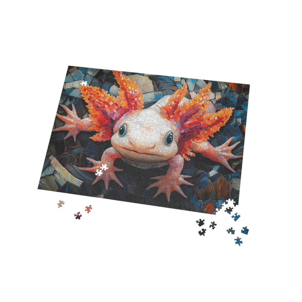 Cute Axolotl Puzzle - 96 to 1000 Pieces | Premium Satin Finish Jigsaw for All Ages