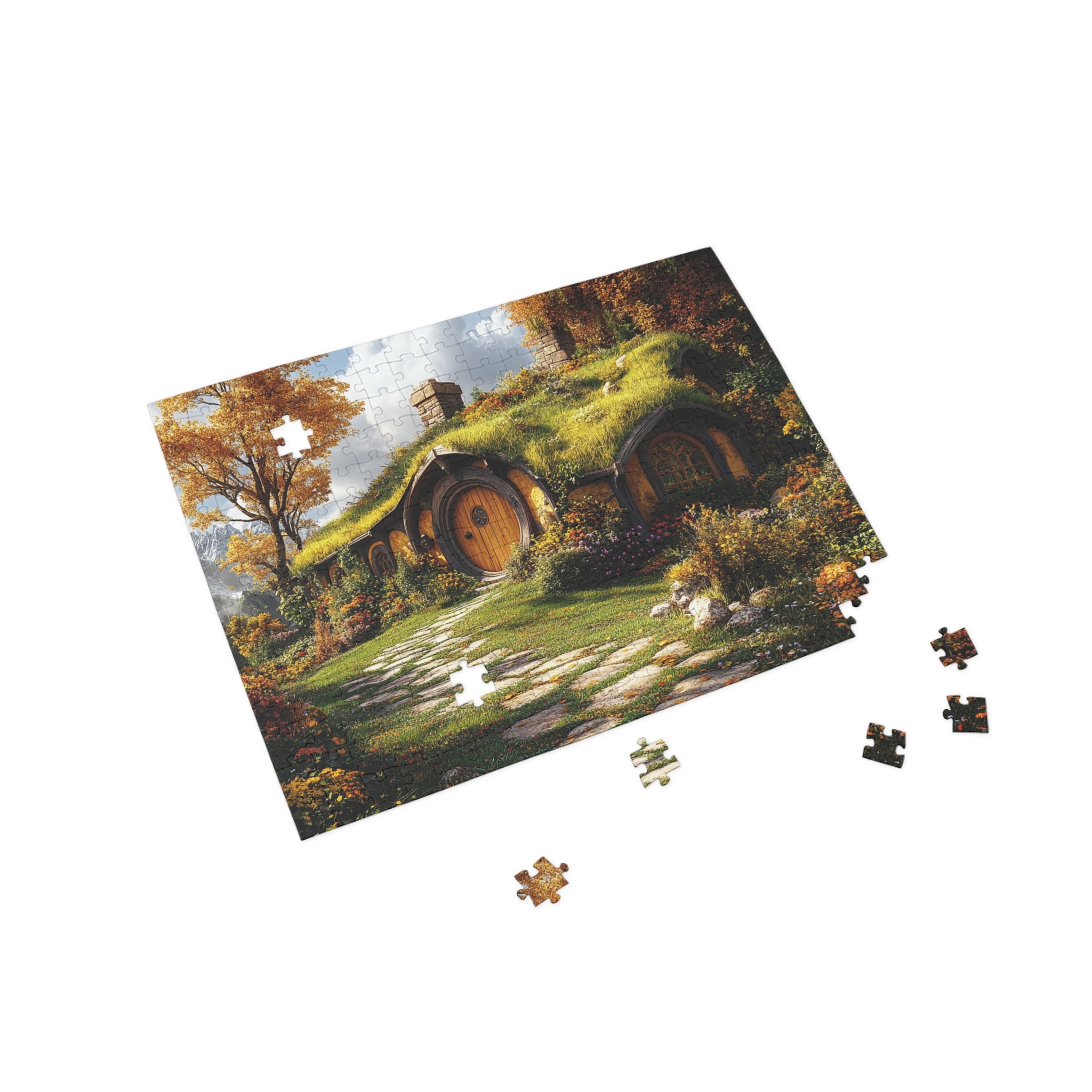 Dreamscape Cottage Puzzle - 96 to 1000 Pieces | Premium Satin Finish Fantasy Landscape
