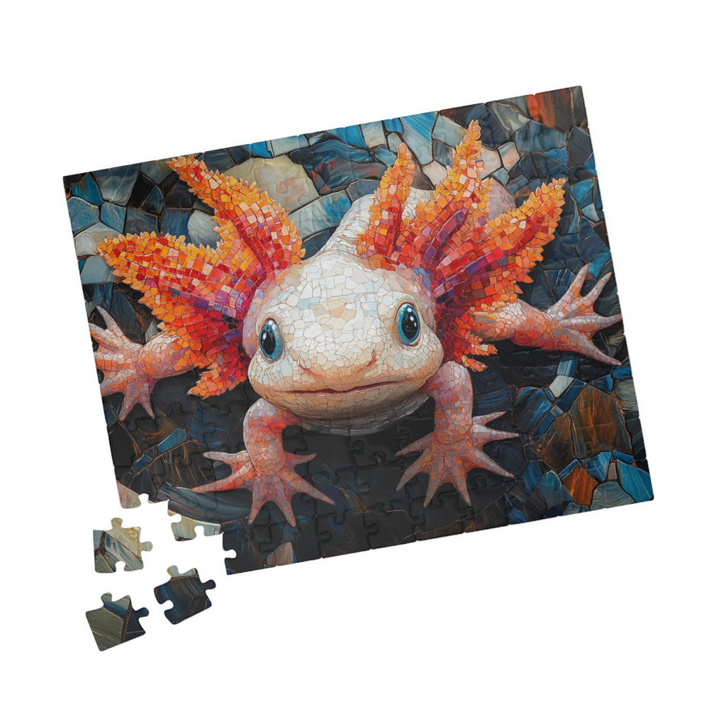 Cute Axolotl Jigsaw Puzzle - 110 to 1014 Pieces | Glossy Finish Brain Teaser