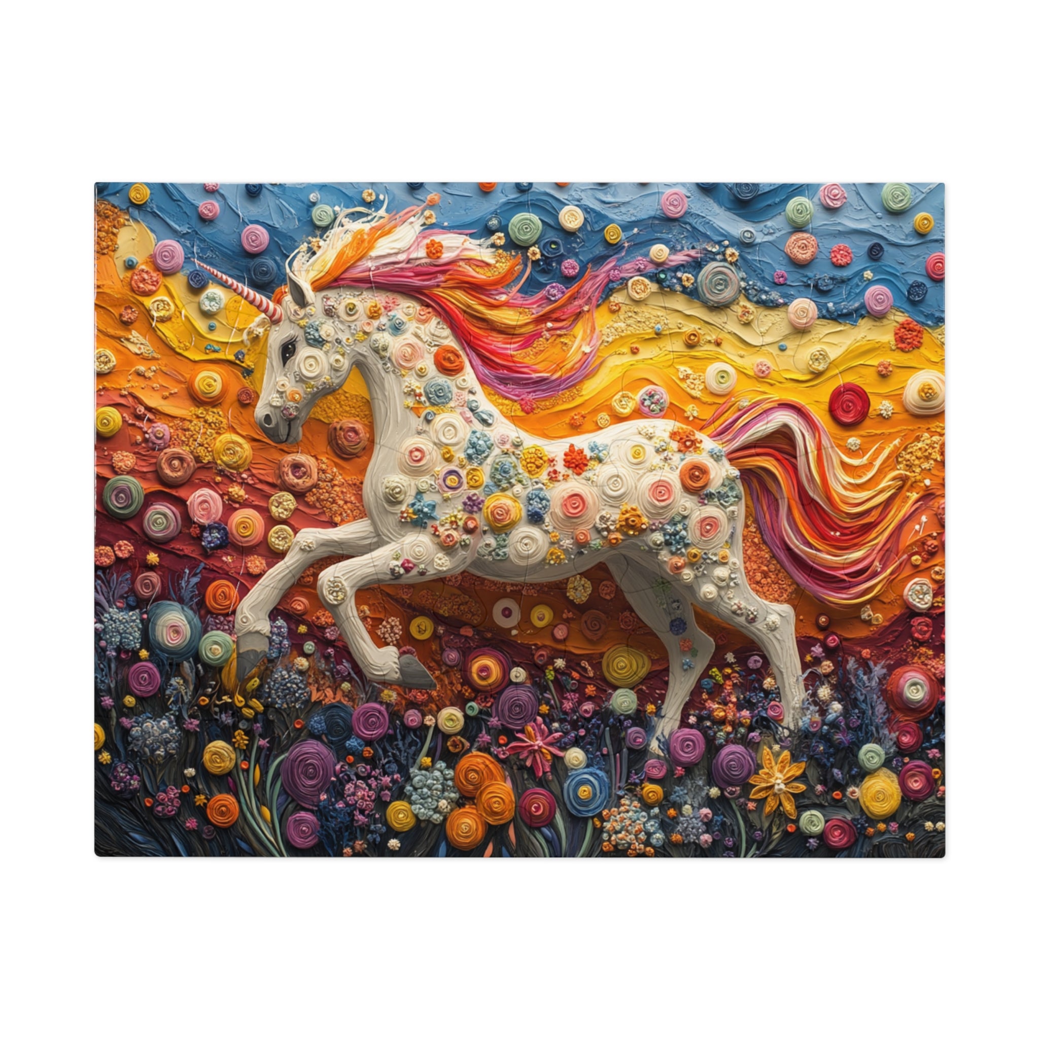 Dreamscape Unicorn Puzzle in White Tin - 30 to 2000 Pieces | Premium Gift Box Jigsaw