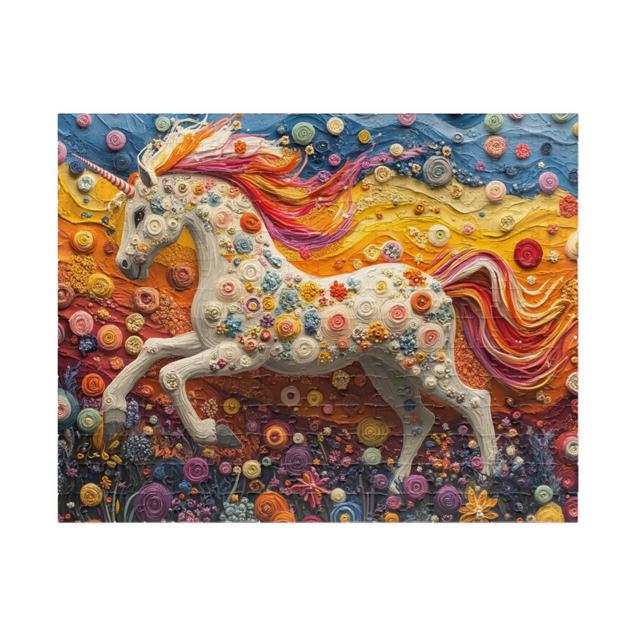 Whimsical Unicorn Jigsaw Puzzle - 110 to 1014 Pieces | Colorful Fantasy Art Puzzle