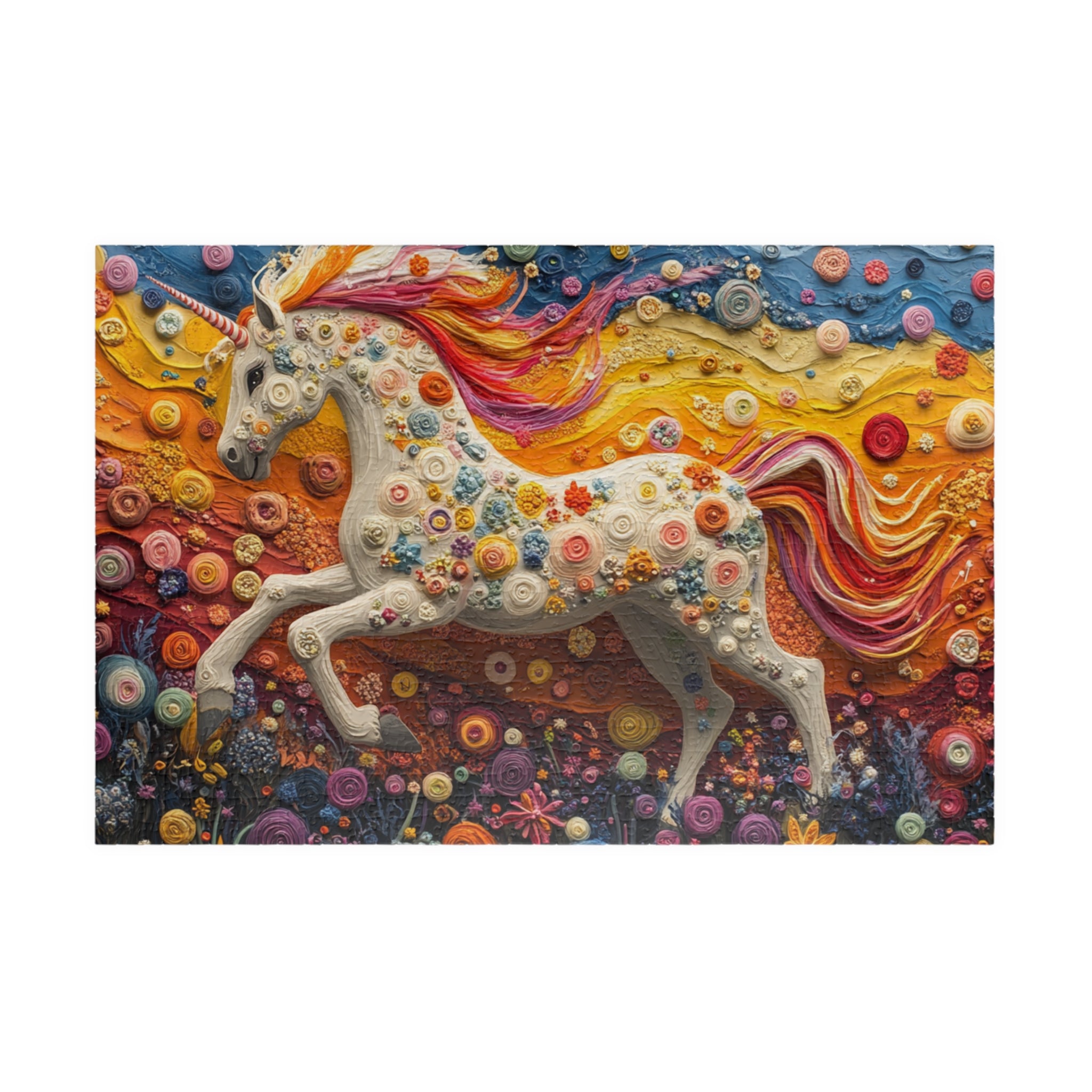 Whimsical Unicorn Jigsaw Puzzle - 110 to 1014 Pieces | Colorful Fantasy Art Puzzle