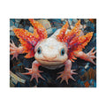 Axolotl Mosaic Puzzle in White Tin - 30 to 2000 Pieces | Premium Gift Box Jigsaw