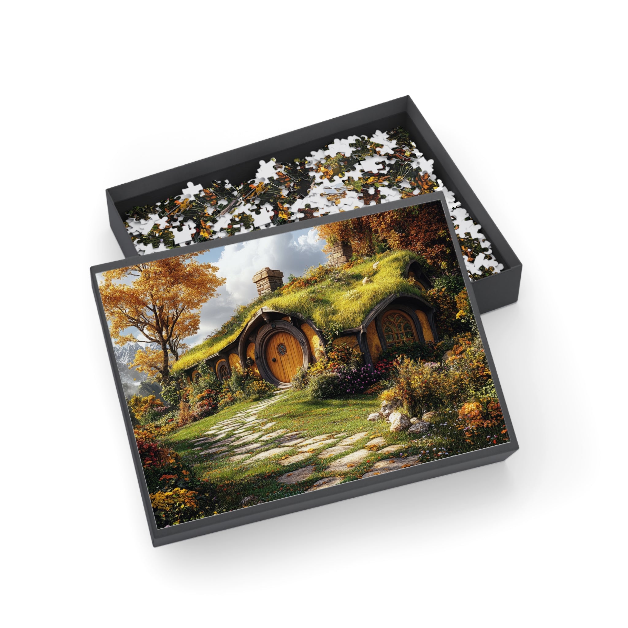 Dreamscape Cottage Puzzle - 96 to 1000 Pieces | Premium Satin Finish Fantasy Landscape