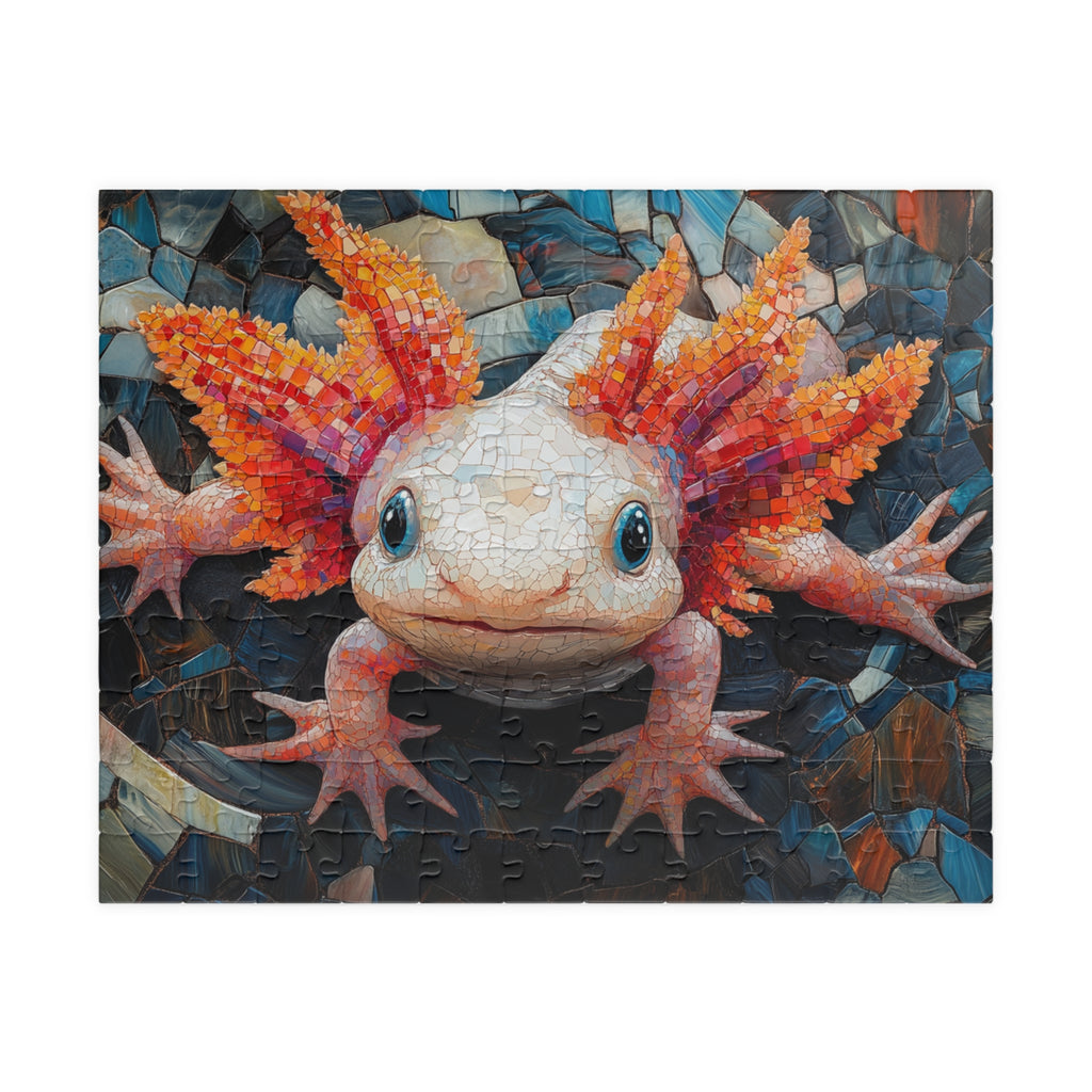 Cute Axolotl Jigsaw Puzzle - 110 to 1014 Pieces | Glossy Finish Brain Teaser
