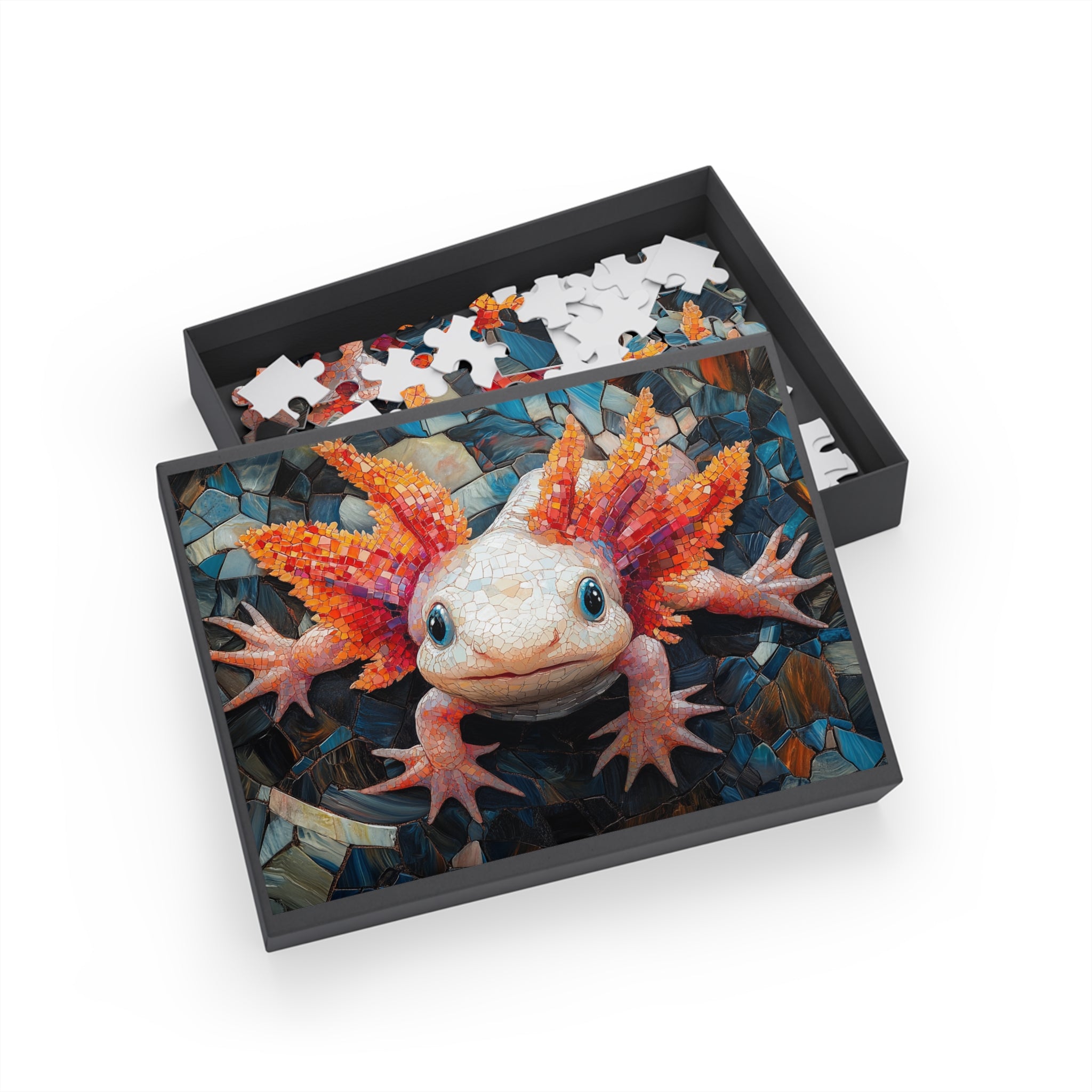 Cute Axolotl Puzzle - 96 to 1000 Pieces | Premium Satin Finish Jigsaw for All Ages